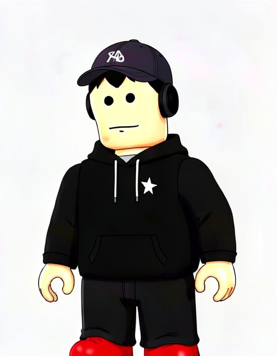 PixelShade, a Roblox OC made on GenTube