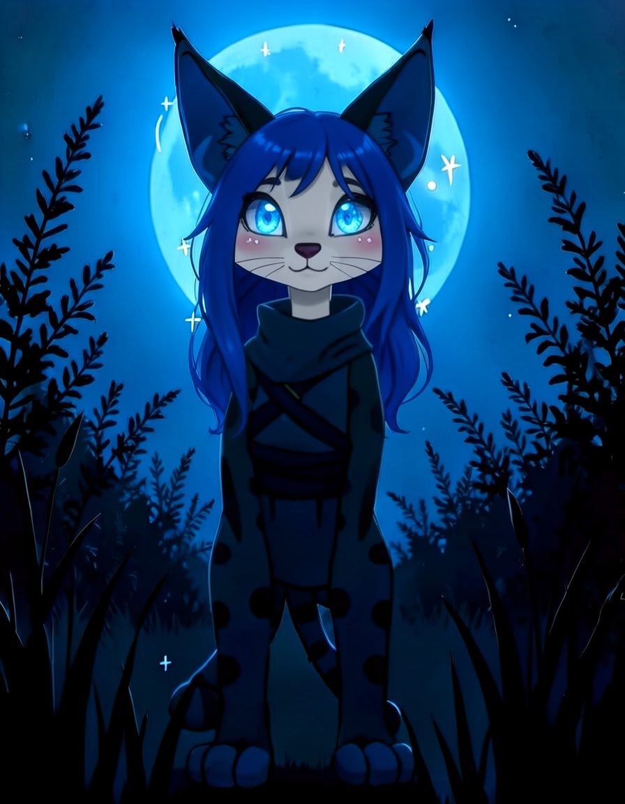 Nightshade Whisper, a Warrior Cats OC made on GenTube