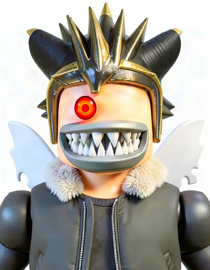 Grimflare, a Roblox OC made on GenTube