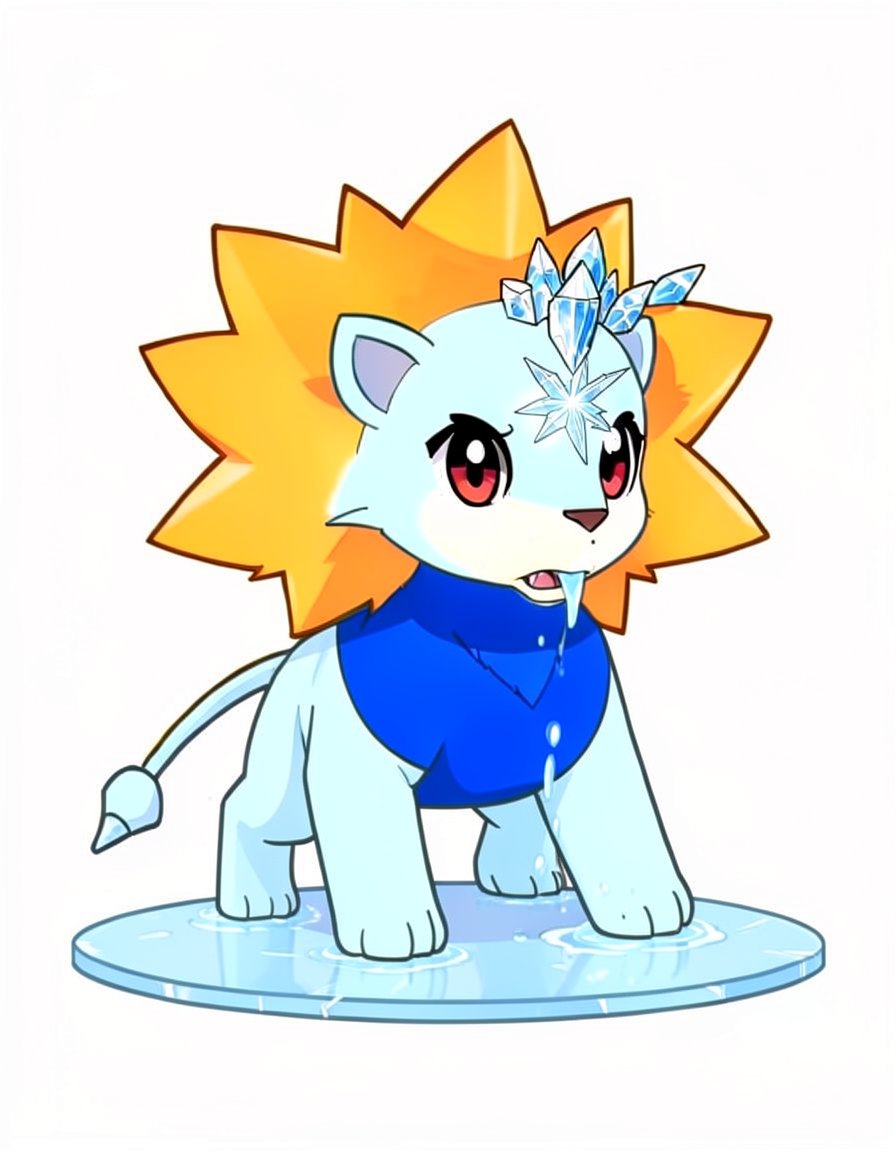 Snowc, a Pokemon OC made on GenTube
