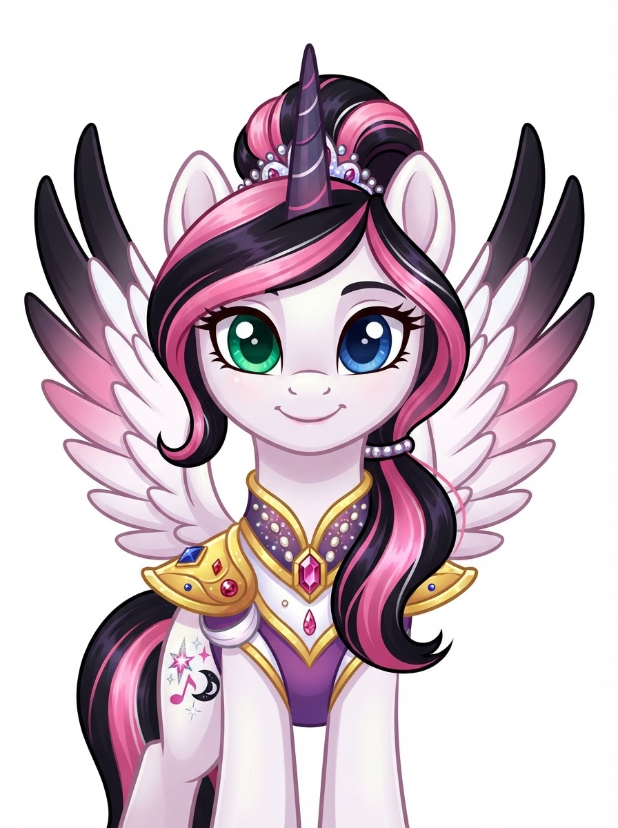 Moonlace, a My Little Pony OC made on GenTube