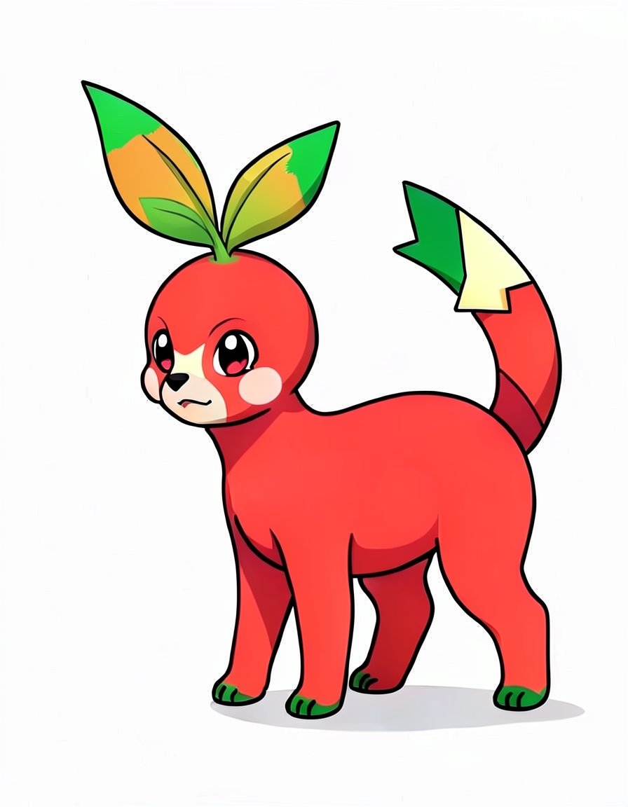 Bloomon, a Pokemon OC made on GenTube