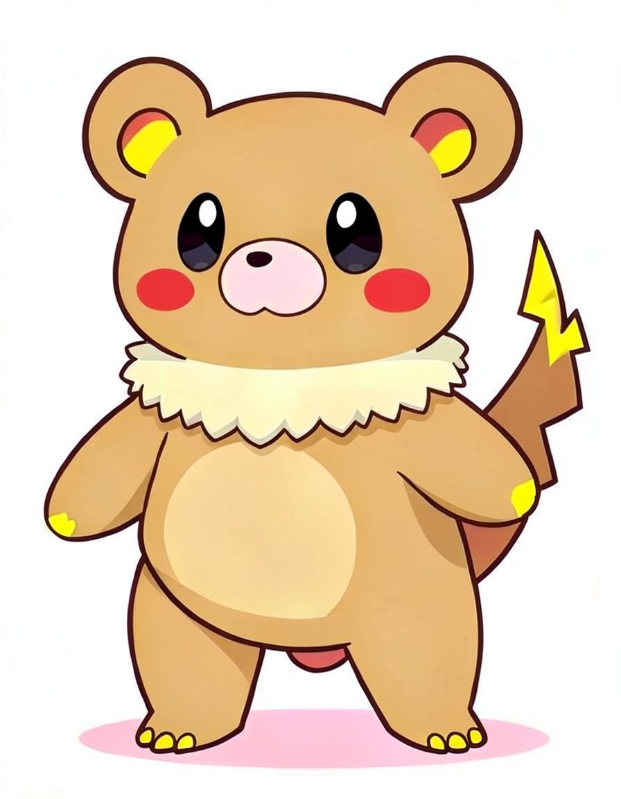 Sparkcub, a Pokemon OC made on GenTube