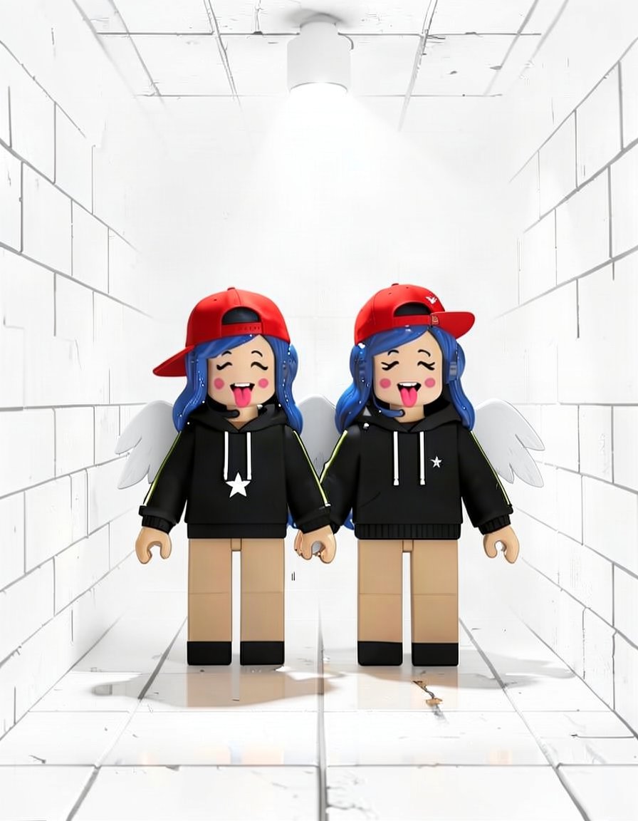 PixelPulse, a Roblox OC made on GenTube
