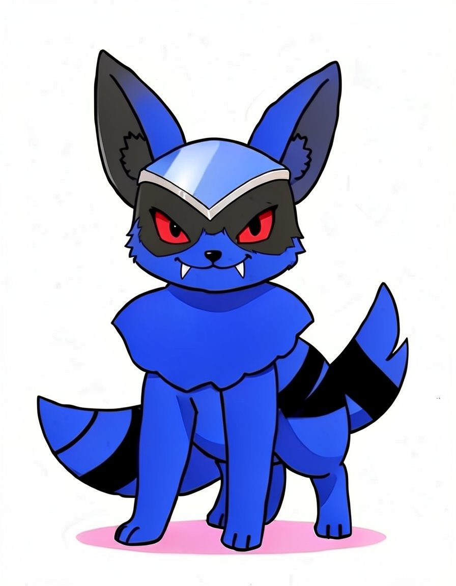Umberfoxel, a Pokemon OC made on GenTube