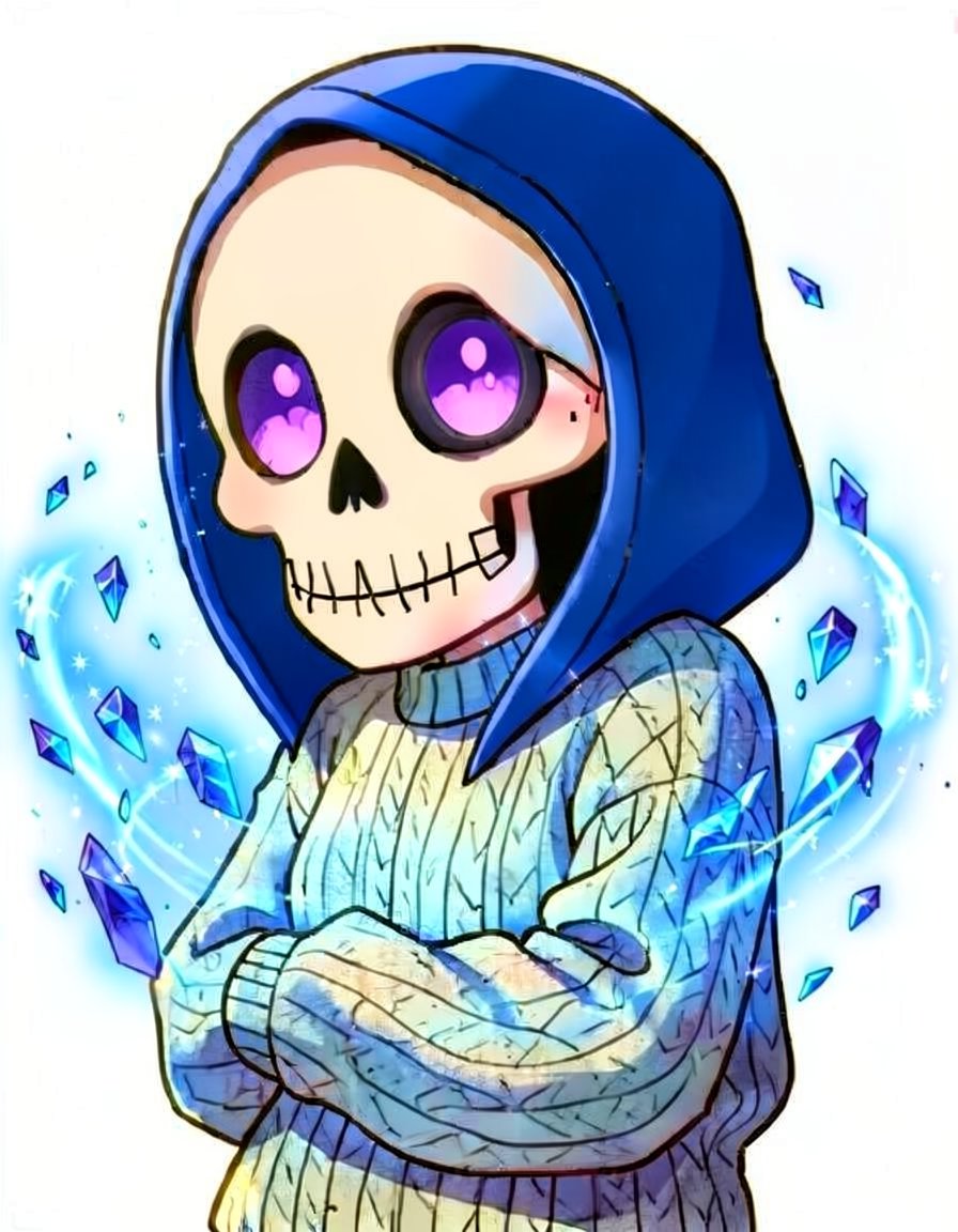 Boneflair, a Undertale OC made on GenTube
