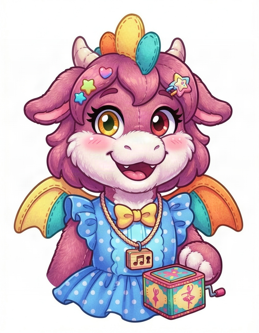 Astra Songscale, a Smiling Critters OC made on GenTube