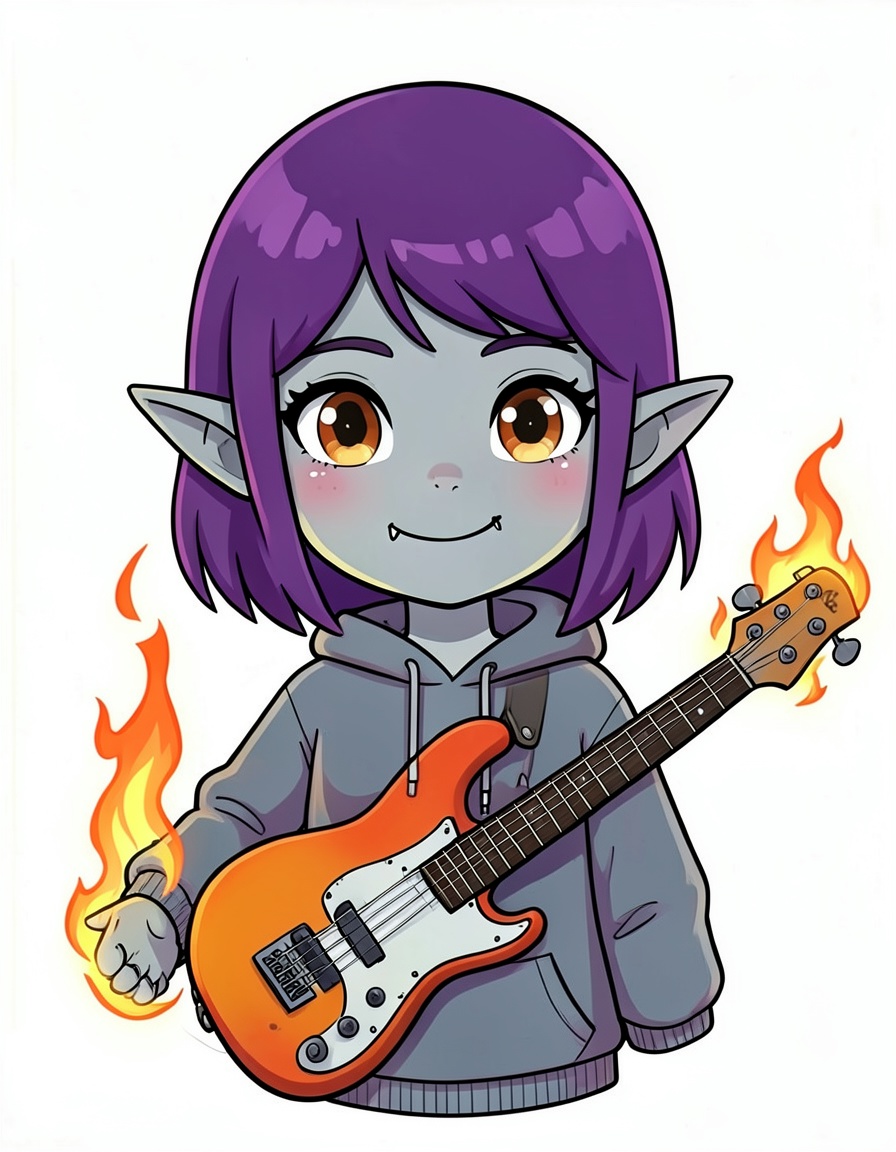 Lilacfang, a Adventure Time OC made on GenTube