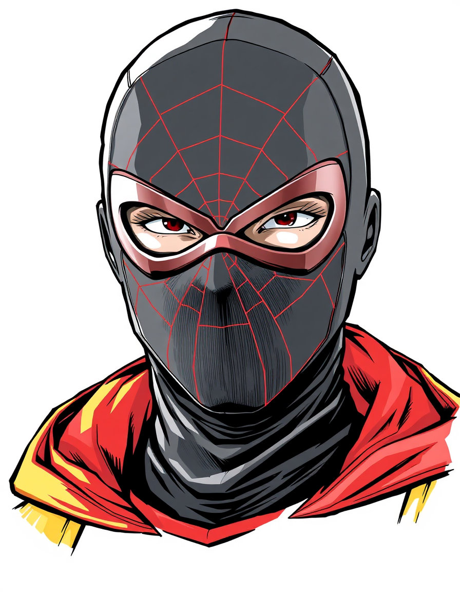 Night Weaver, a Spidersona OC made on GenTube