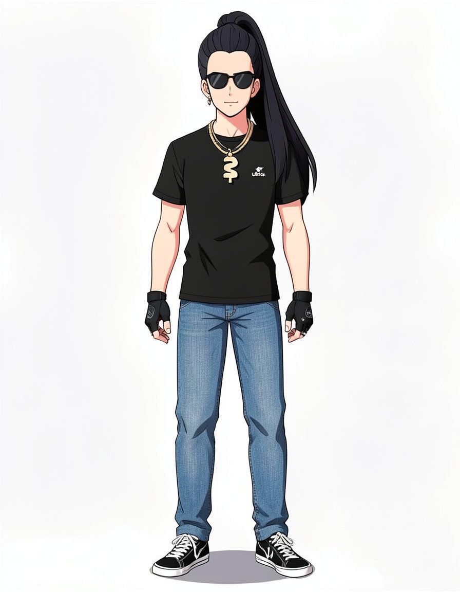 Kurojin, a Naruto OC made on GenTube