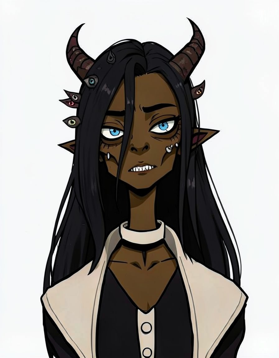 Liditria, a Hazbin Hotel OC made on GenTube