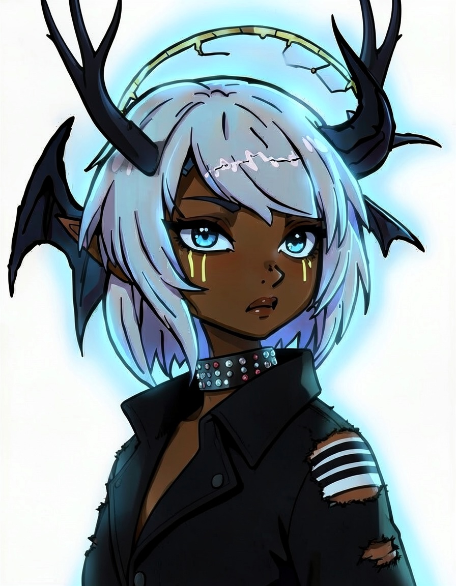 Seraphine, a Hazbin Hotel OC made on GenTube
