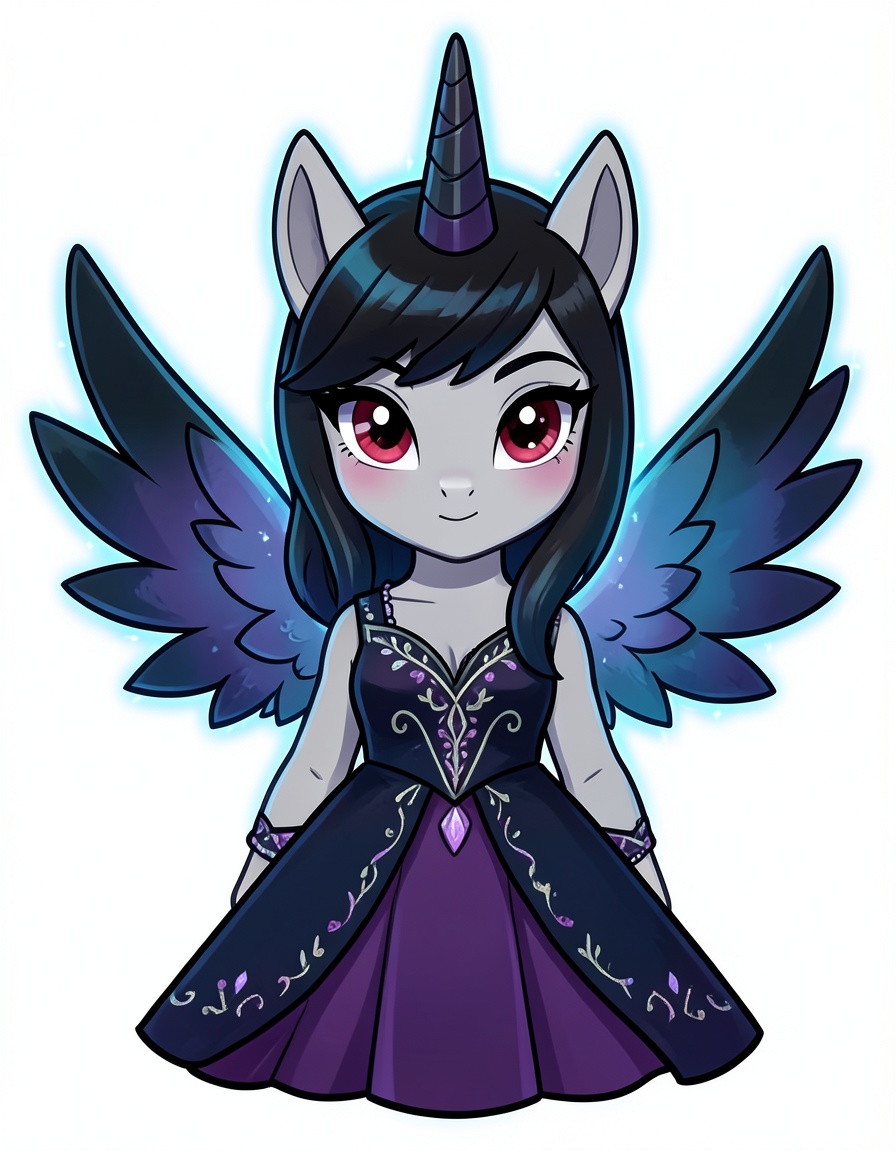 Obsidianveil, a My Little Pony OC made on GenTube