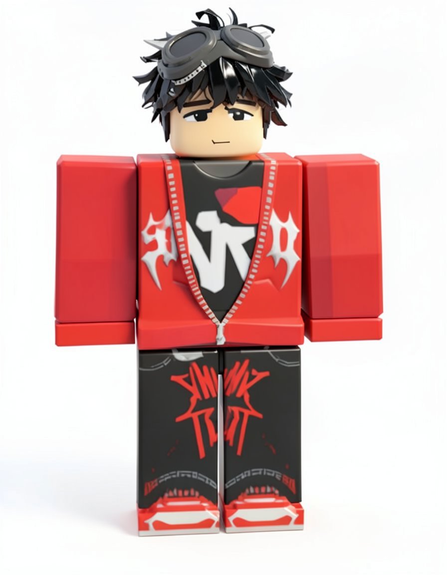 Red, a Roblox OC made on GenTube