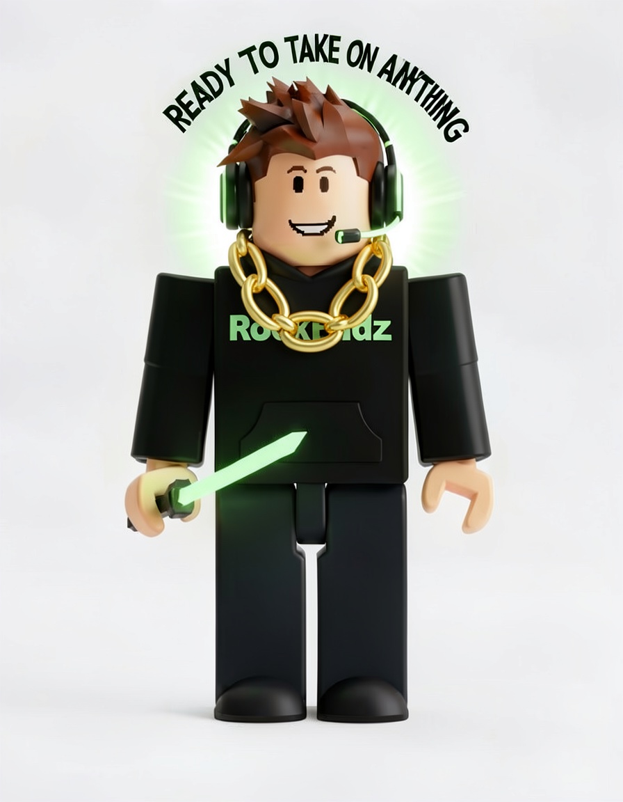 GoldPulse, a Roblox OC made on GenTube