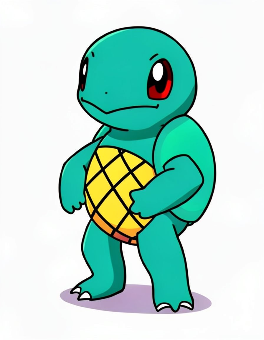 Squirtle, a Pokemon OC made on GenTube