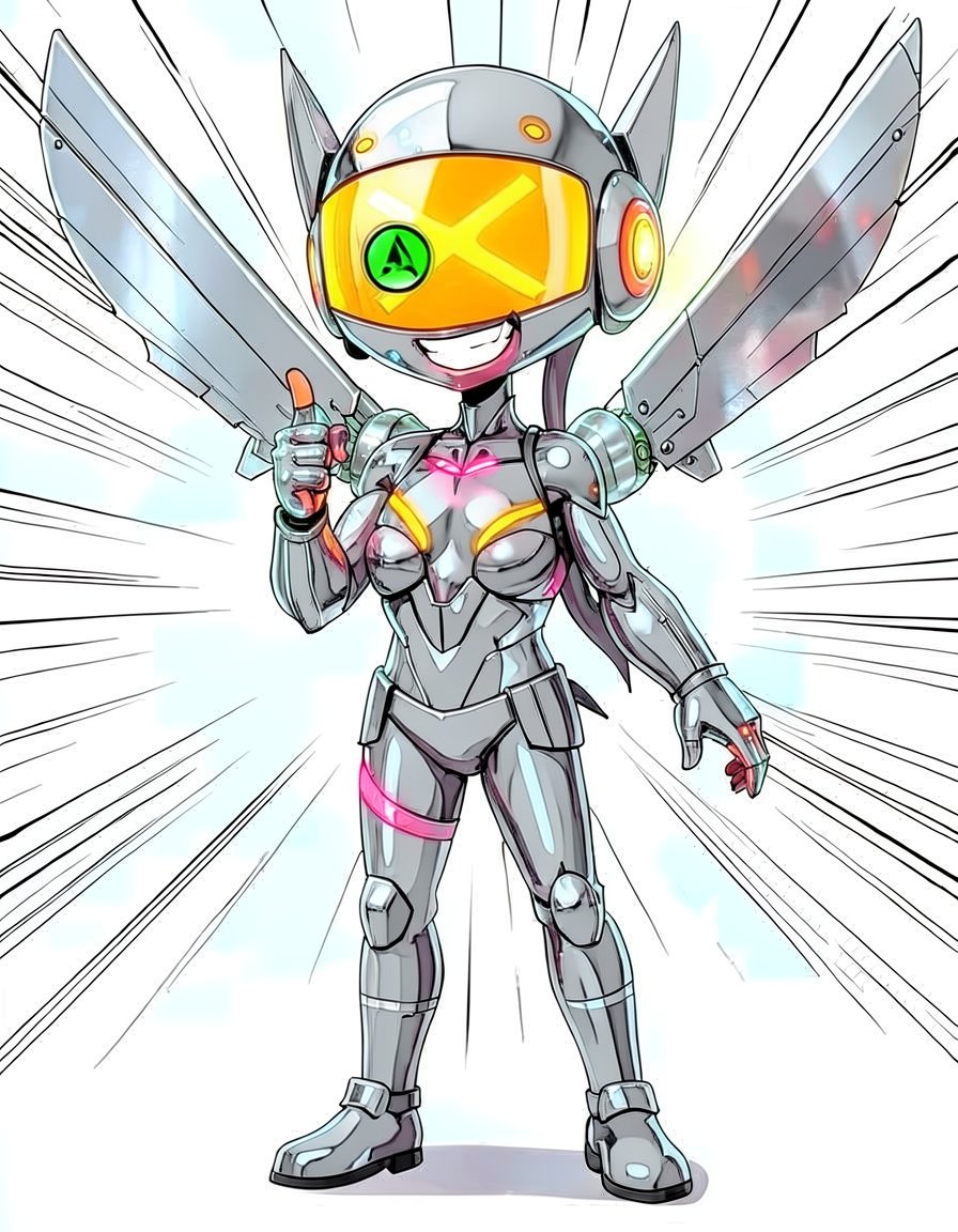 Noxia, a Murder Drones OC made on GenTube