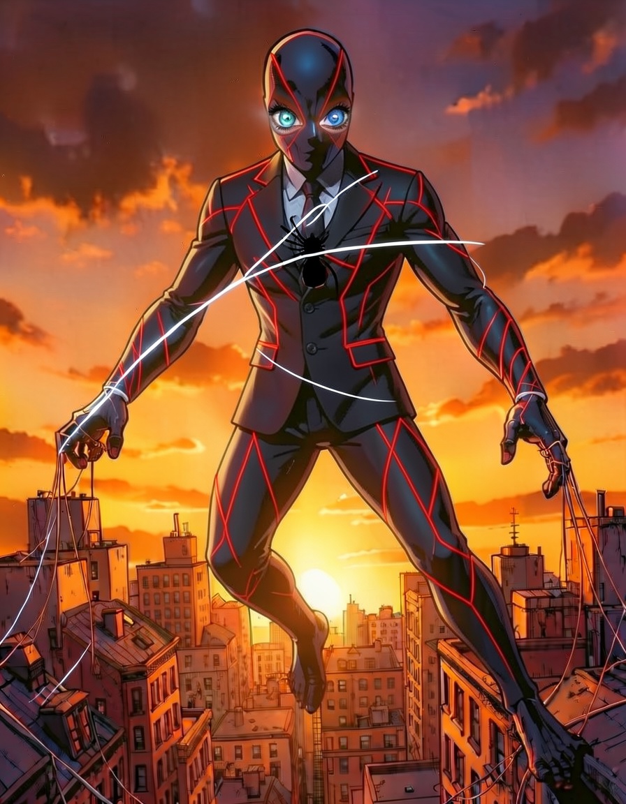 huntspider, a Spidersona OC made on GenTube
