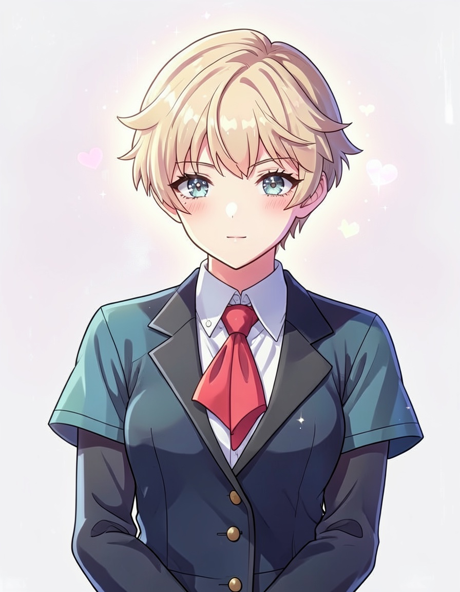 One, a Waifu OC made on GenTube