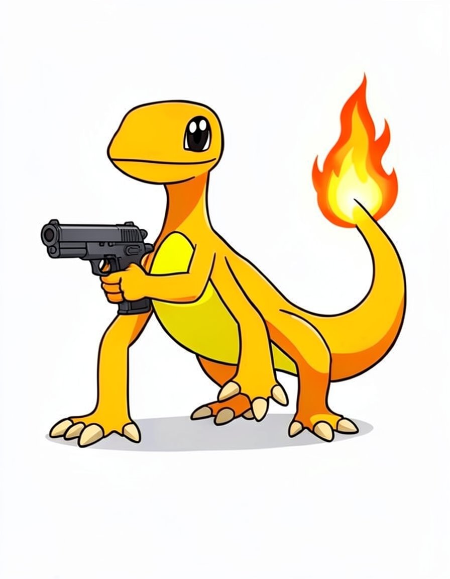 Emberex, a Pokemon OC made on GenTube