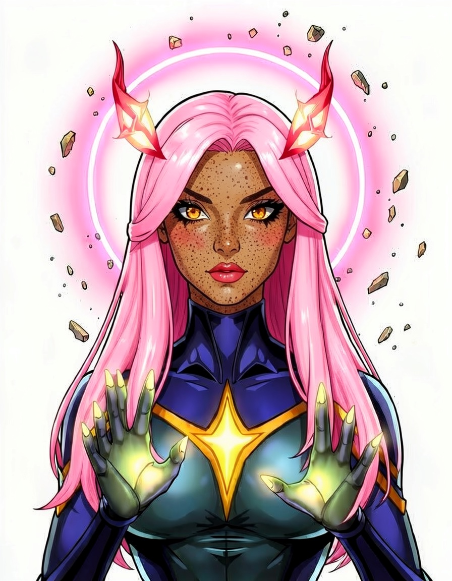 Meta X, a Marvel Superhero OC made on GenTube