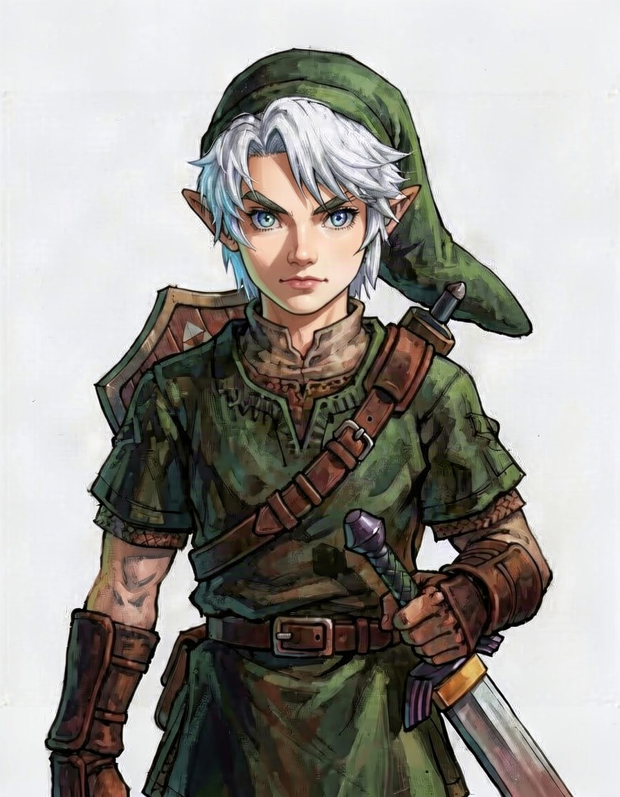 Riven Skyblade, a Zelda OC made on GenTube