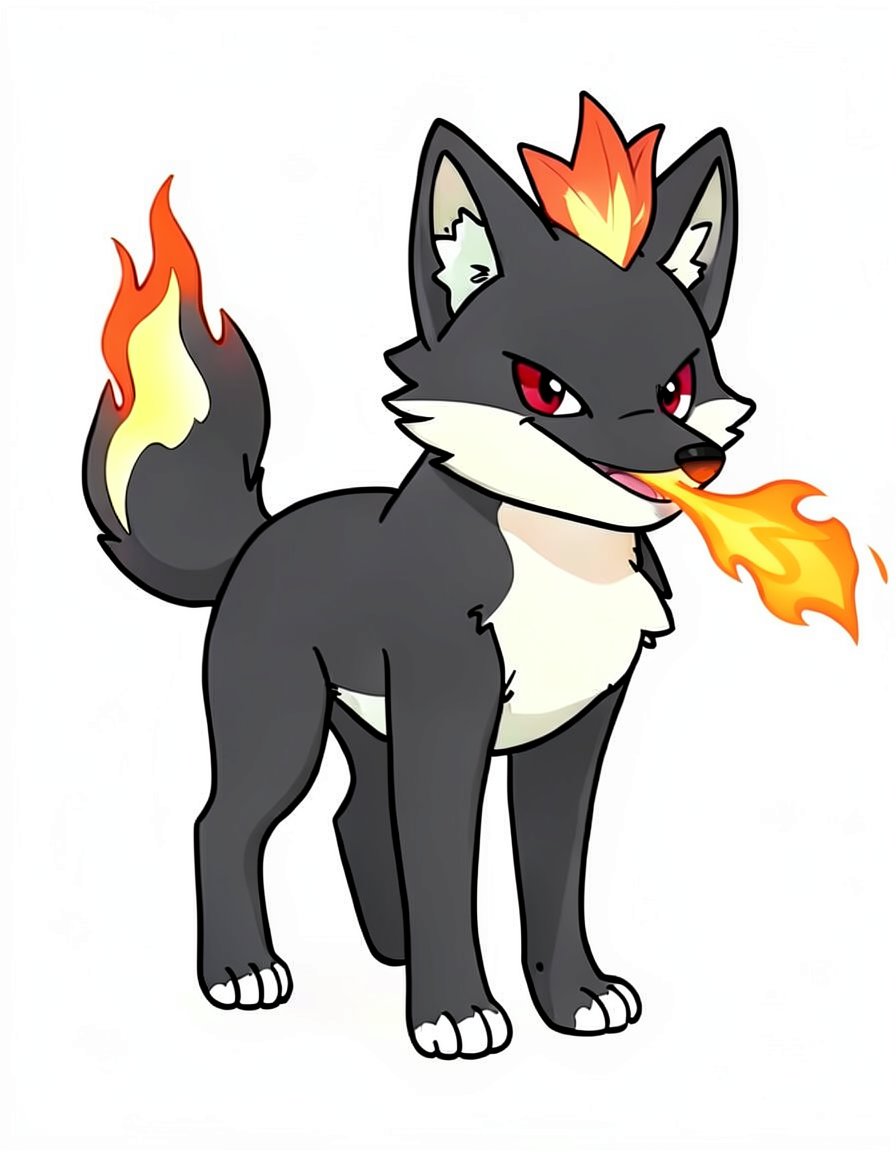 Cindera, a Pokemon OC made on GenTube