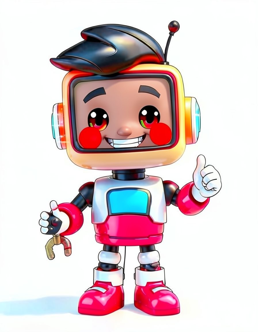 Bolt, a Digital Circus OC made on GenTube