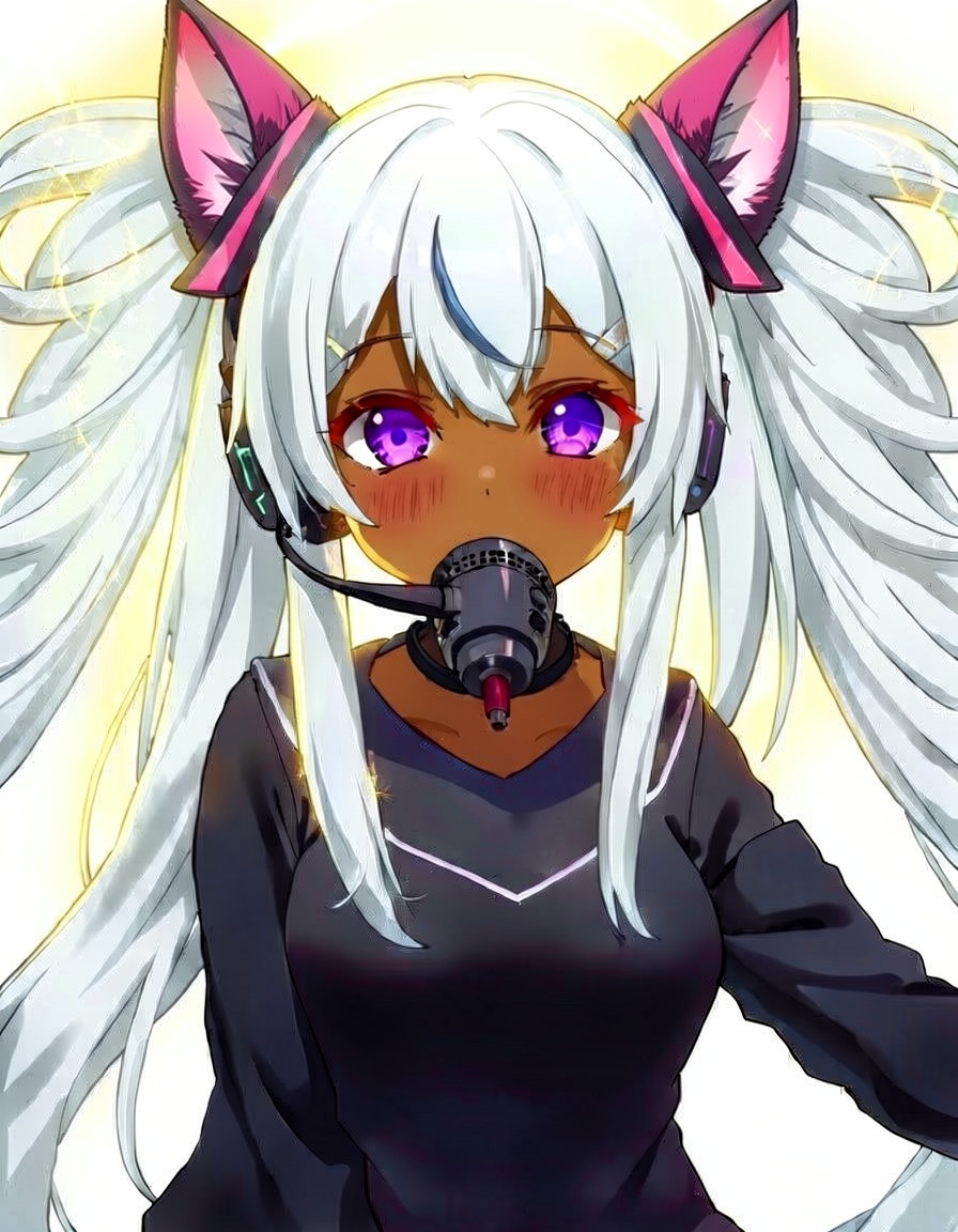 Silversong, a Vocaloid OC made on GenTube
