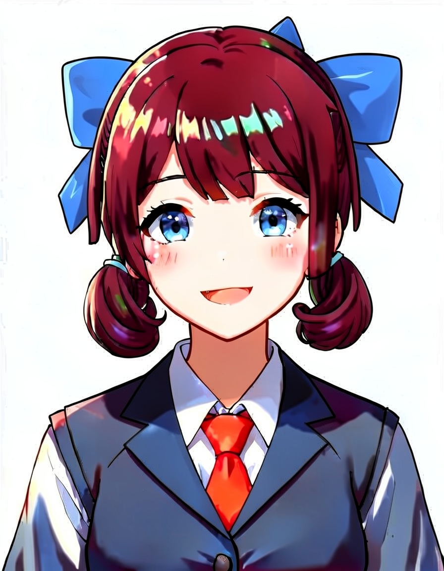 Bubbly, a DDLC OC made on GenTube