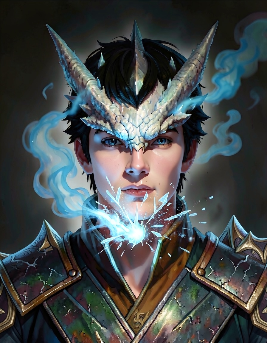 Edan, a Game of Thrones Dragon OC made on GenTube