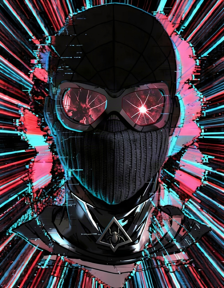 Black shed, a Spider Man OC made on GenTube