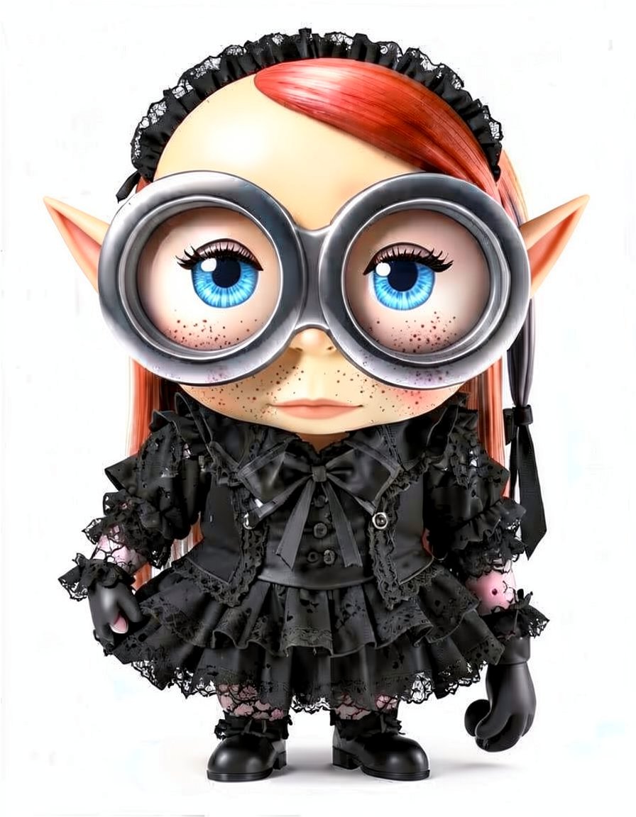 Sunshine Spark, a Minion OC made on GenTube