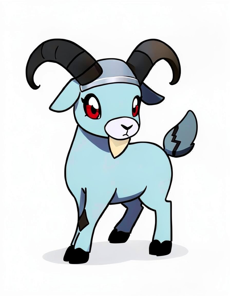 Powgoat, a Pokemon OC made on GenTube