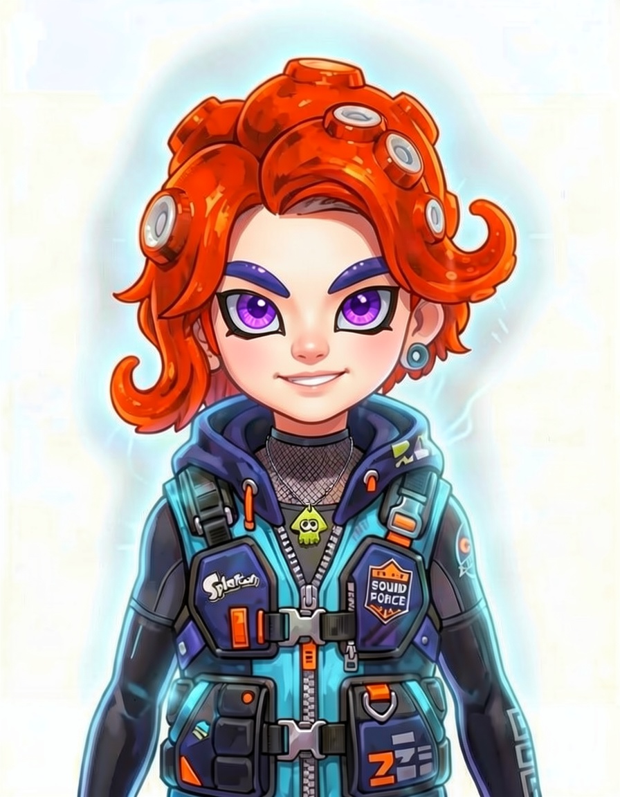 Kai, a Splatoon OC made on GenTube