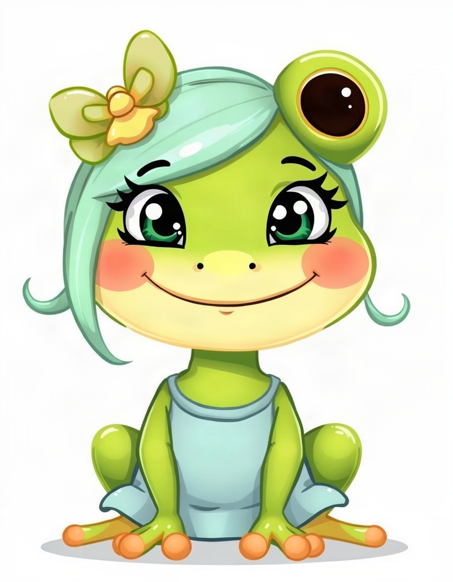 Funny Froggy, a Smiling Critters OC made on GenTube
