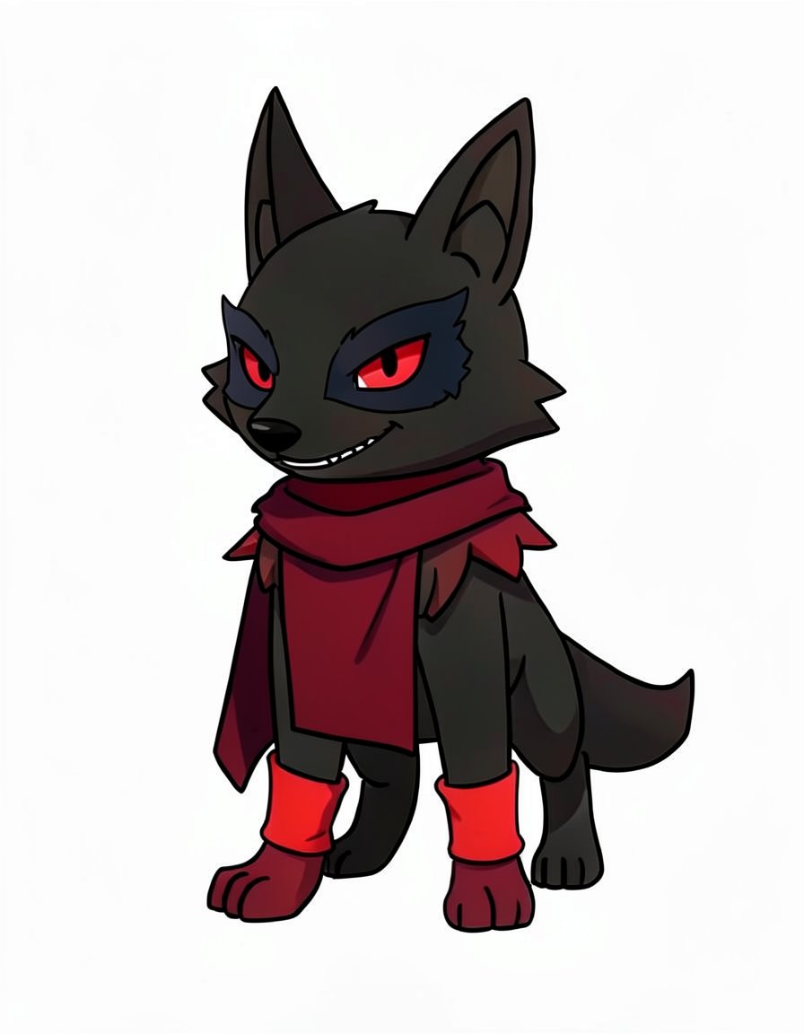 Shadehowl, a Pokemon OC made on GenTube
