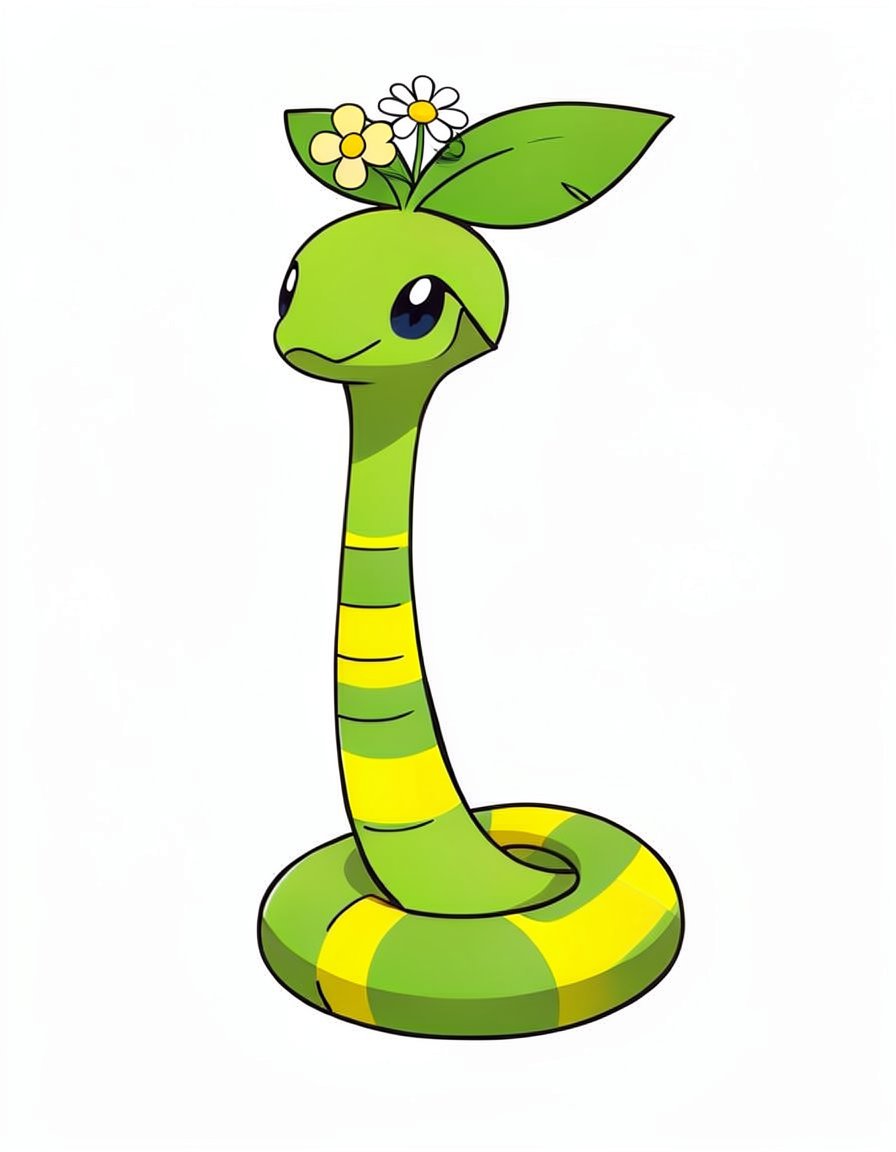 Bloomcoil, a Pokemon OC made on GenTube