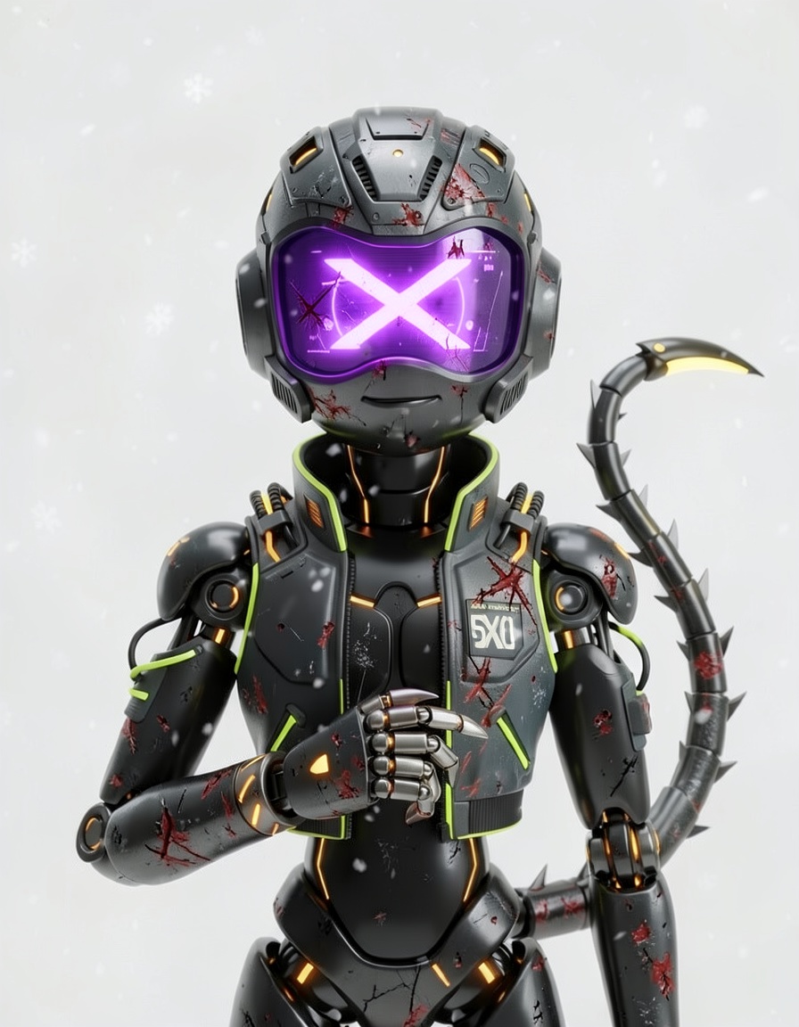 Serial-Designation X, a Murder Drones OC made on GenTube