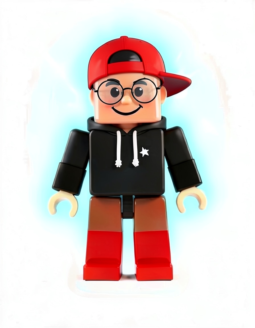 CrimsonPixel, a Roblox OC made on GenTube