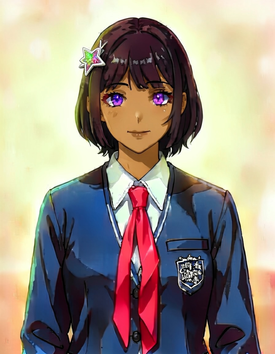 kikki, a DDLC OC made on GenTube
