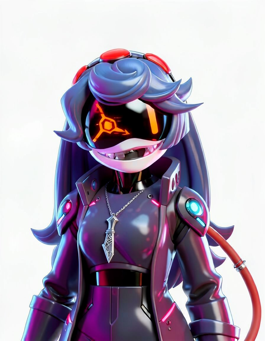 Vika, a Murder Drones OC made on GenTube