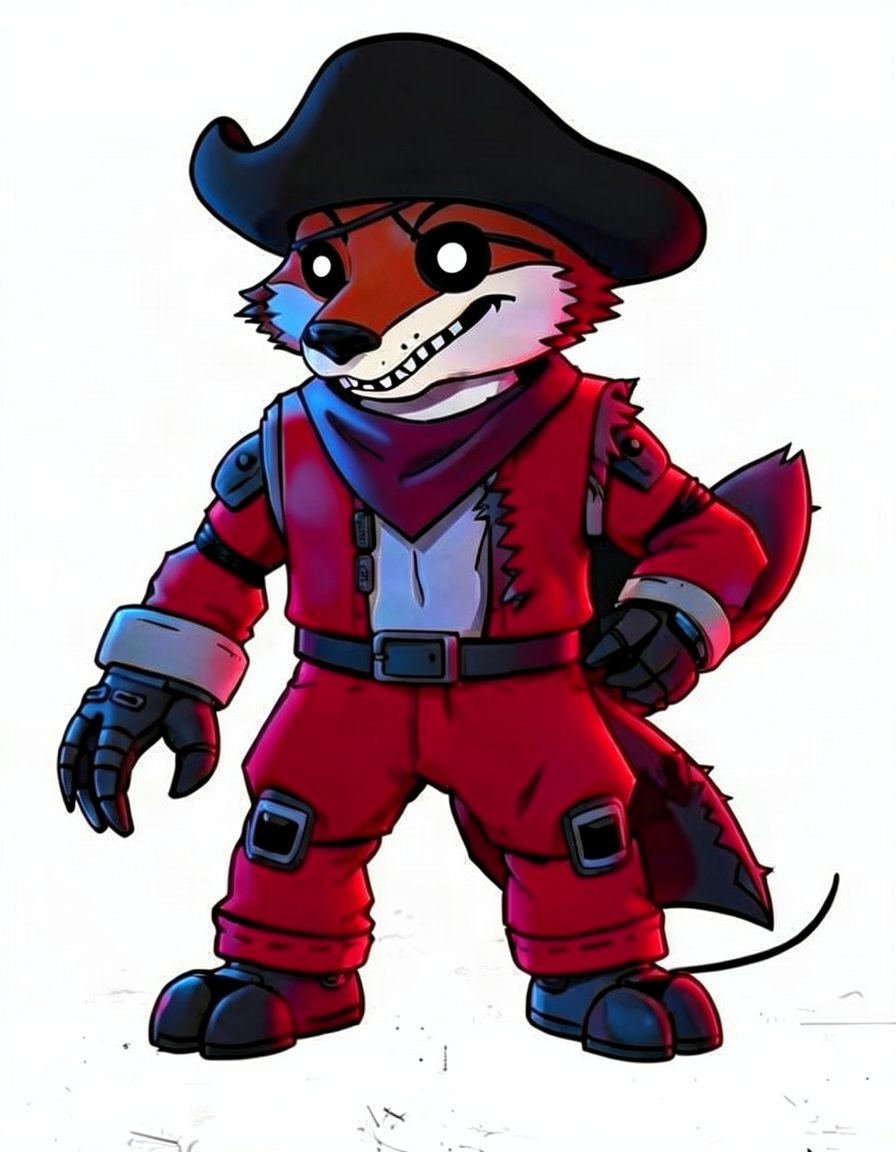 Crimson Patcher, a FNAF OC made on GenTube