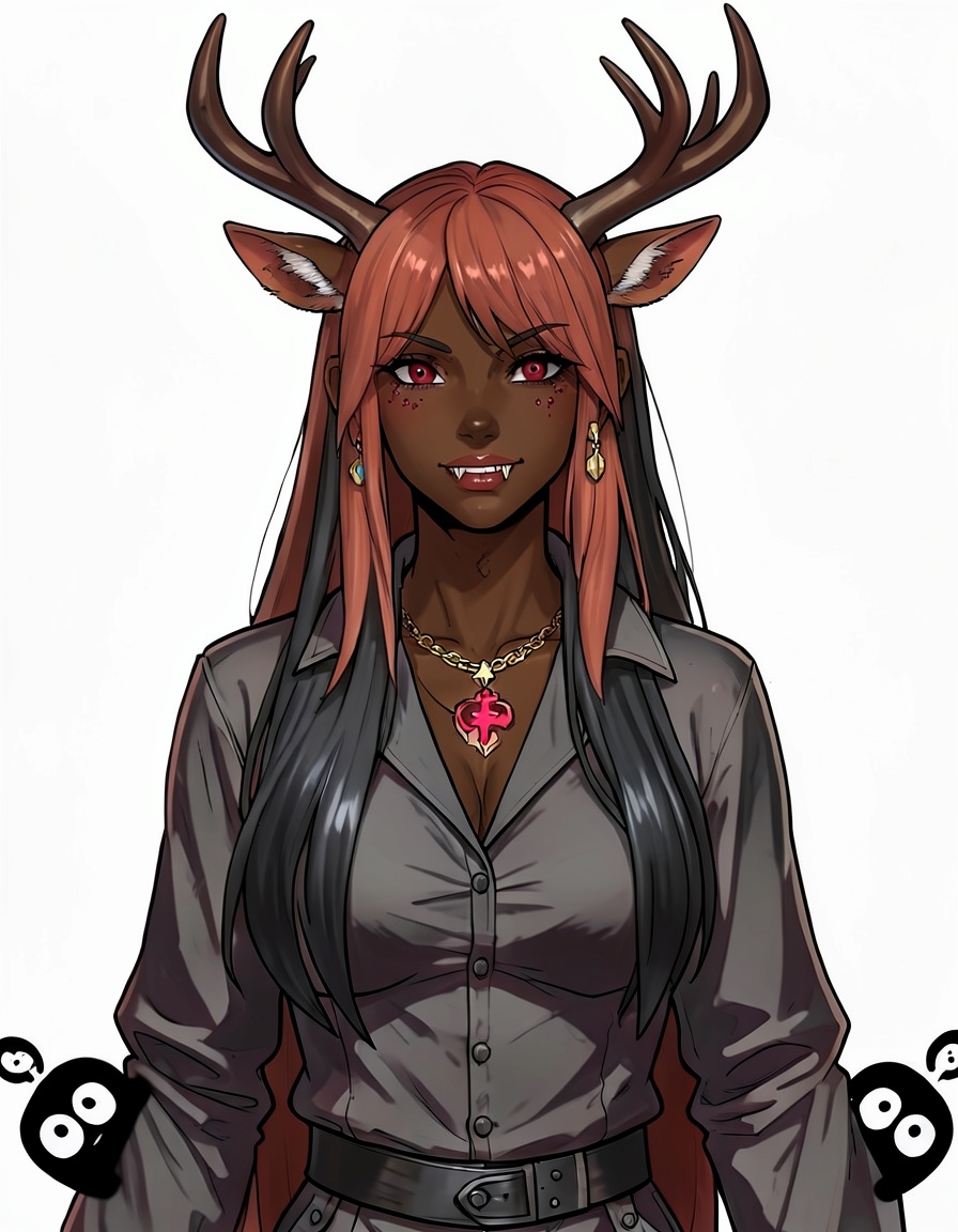 Seraphine, a Hazbin Hotel OC made on GenTube