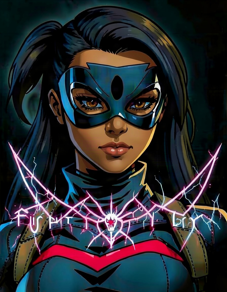 Midnight Warden, a Marvel Superhero OC made on GenTube
