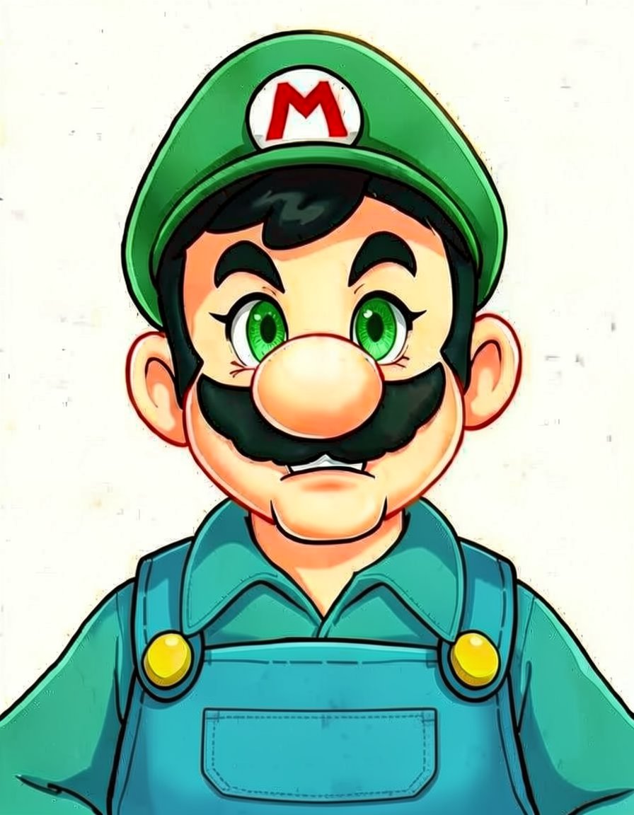 Barnio, a Mario OC made on GenTube
