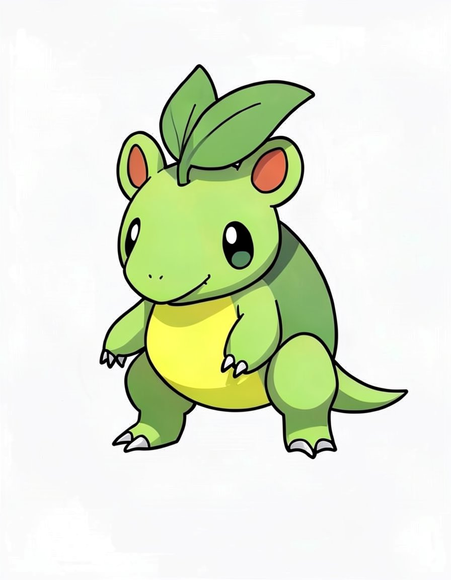 Leaflo, a Pokemon OC made on GenTube