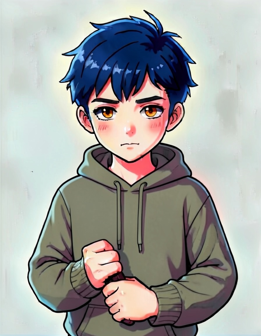 Finn, a Undertale OC made on GenTube