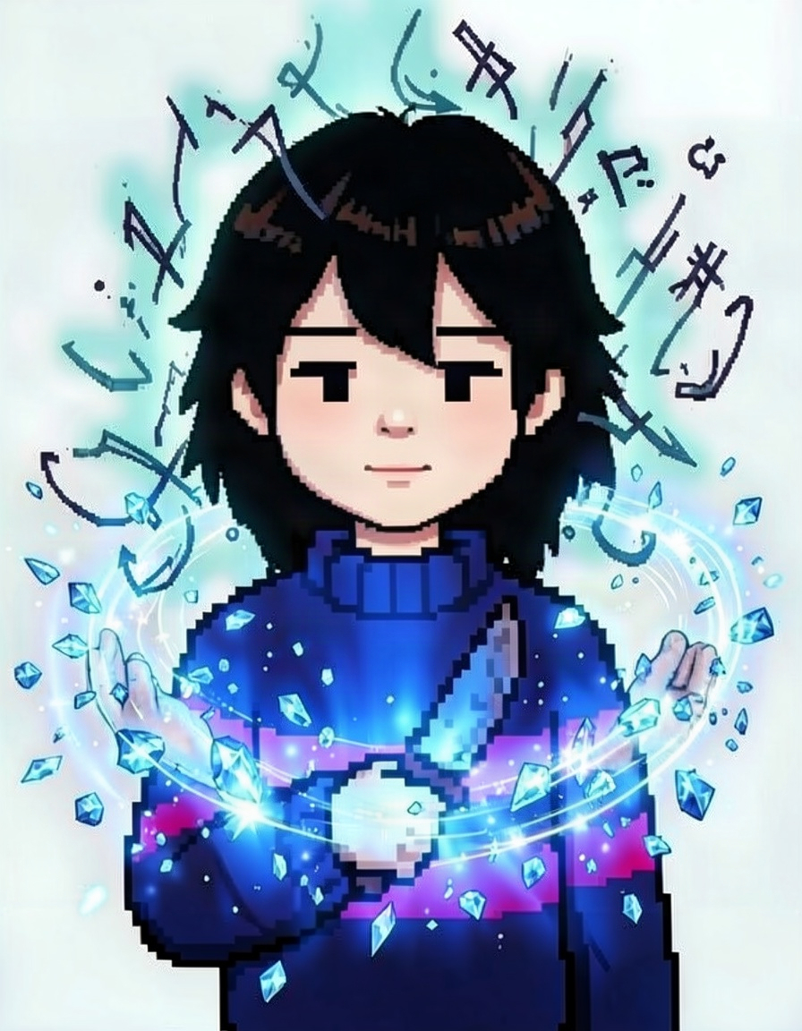 Miro Frostblade, a Undertale OC made on GenTube