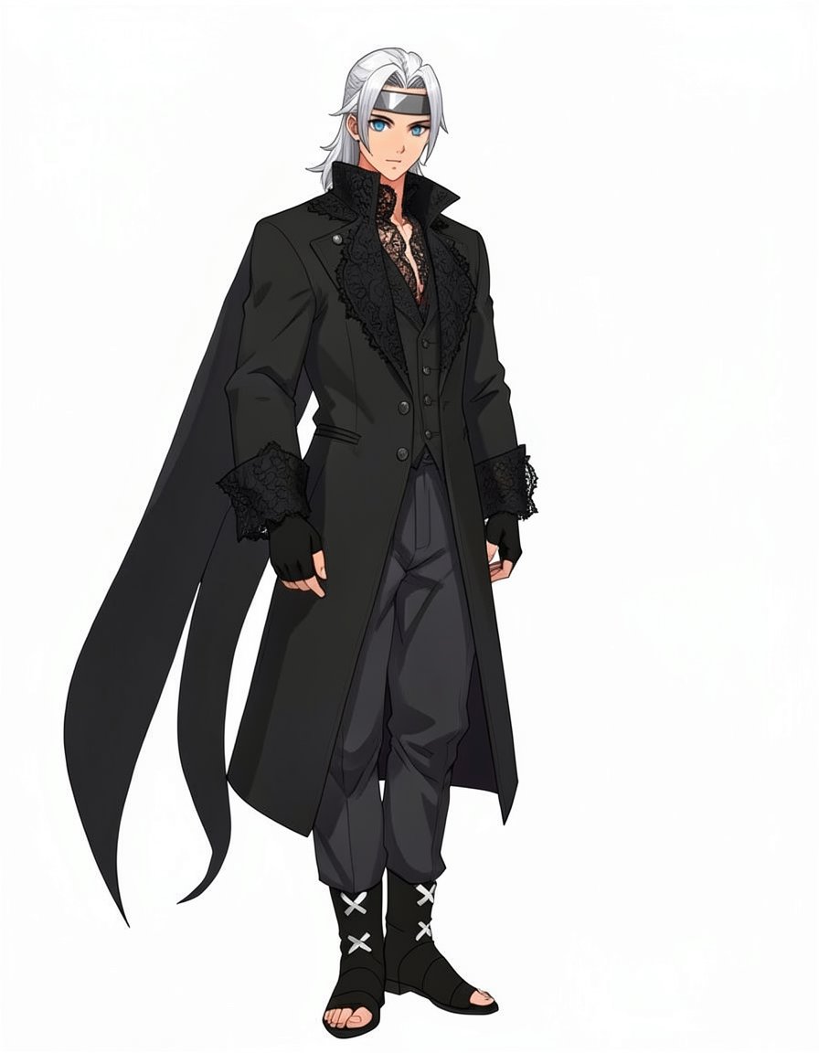 Silas Veilshade, a Naruto OC made on GenTube